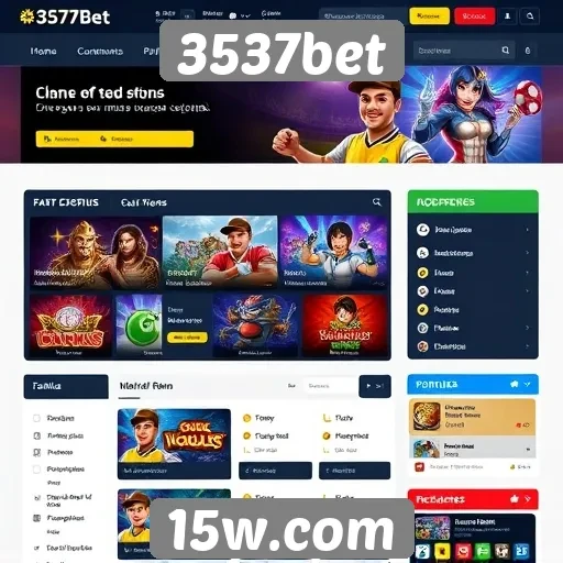 Interface e experiência do usuário no 3537bet